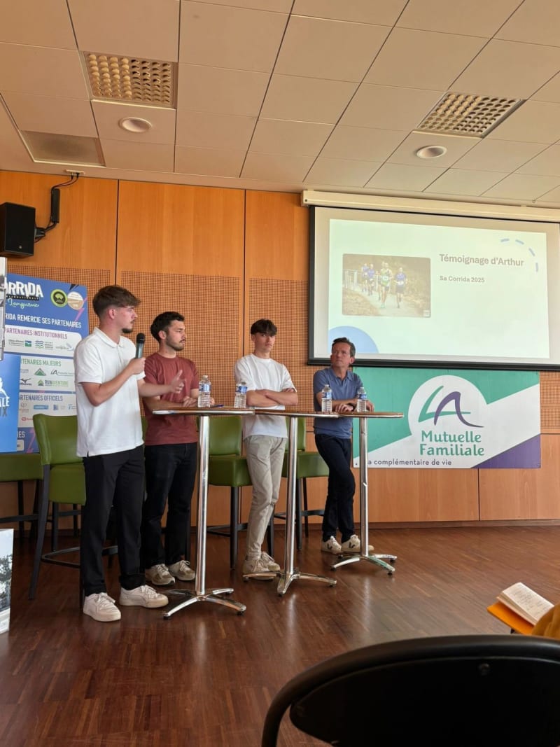 Arthur témoigne de son hyperthermie lors de la conférence annuelle de la Corrida de Langueux
