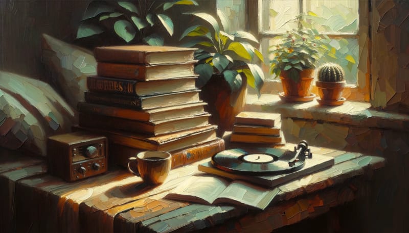 (Image) Books (DALL-E 3)