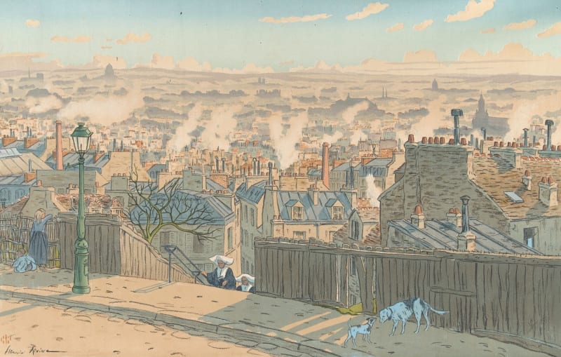 (Image) Henri Rivière — Paris vu de Montmartre