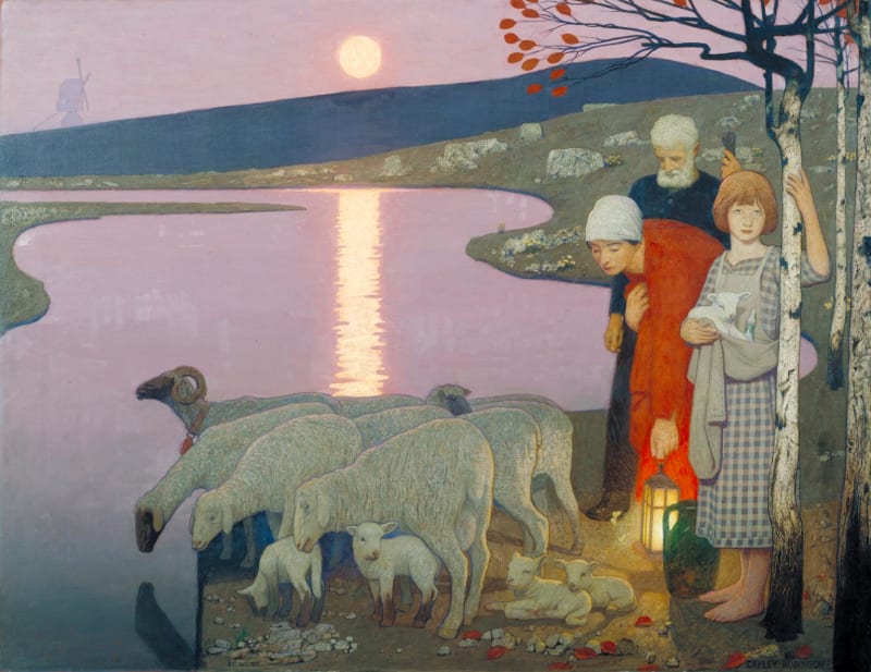 (Image) Frederick Cayley Robinson — Pastoral