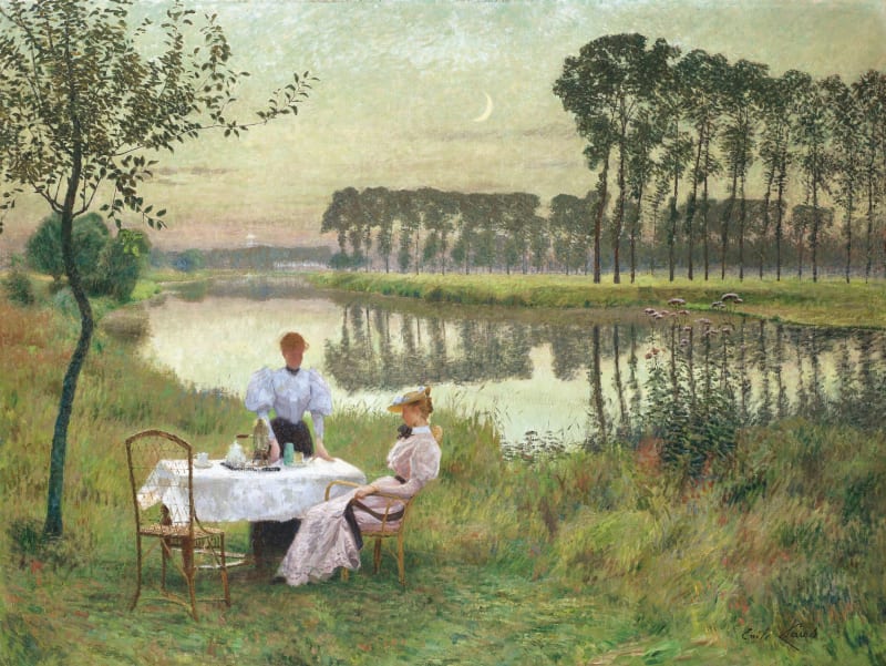 (Image) Emile Claus - Soirée d’été (1895)