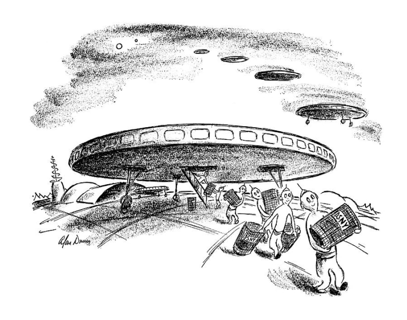 (Image) New Yorker alien cartoon