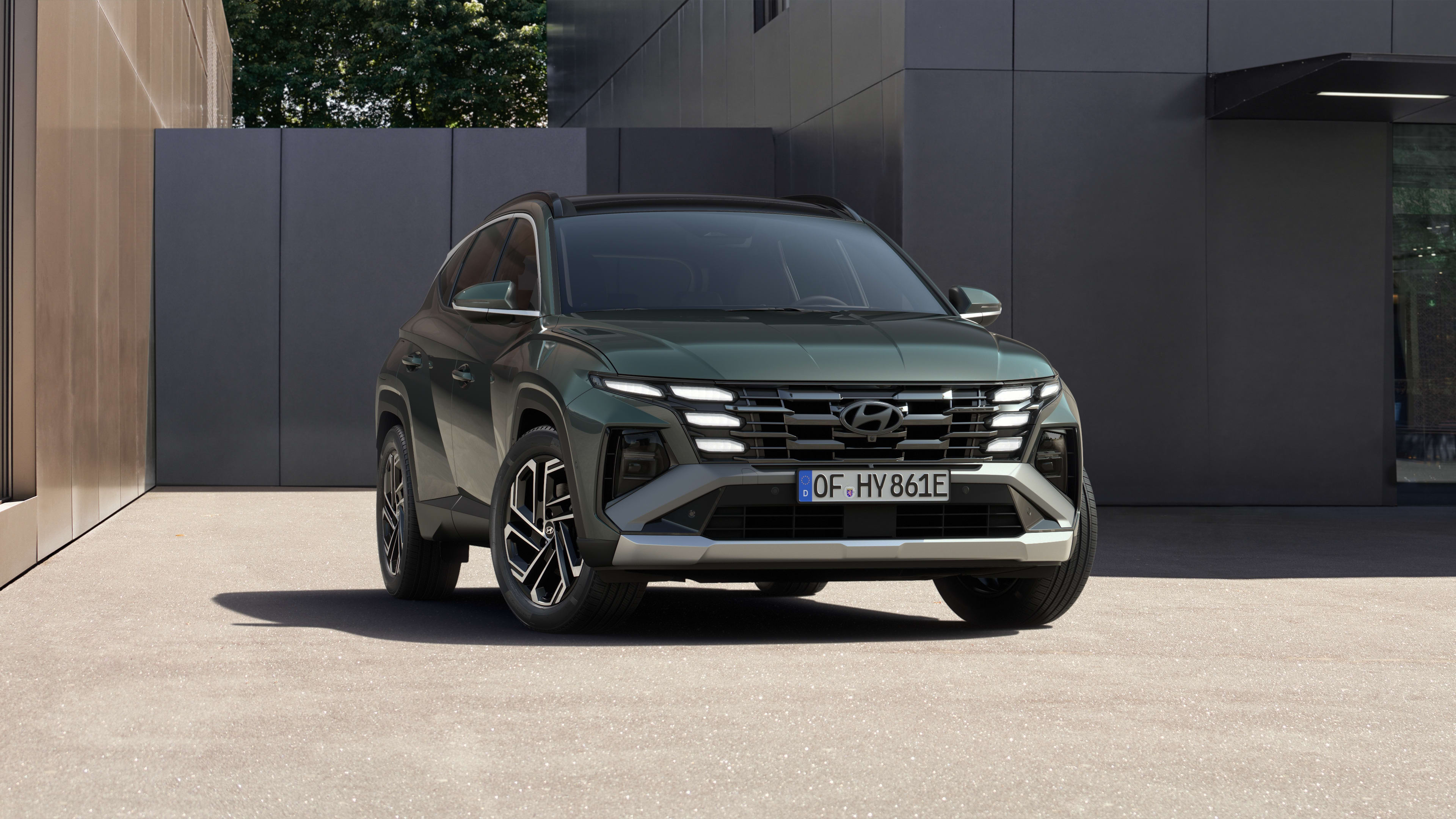 Ein Hyundai Tucson Hybrid.