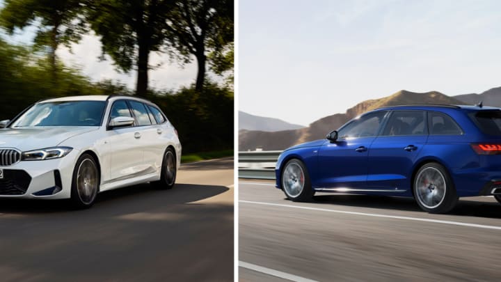 FINN vergleicht Audi A4 Avant und BMW 3er Tourin