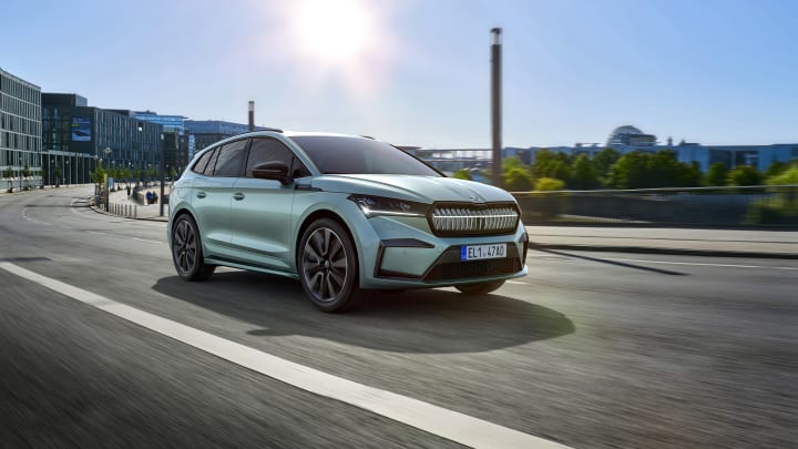 Ein Skoda Enyaq.