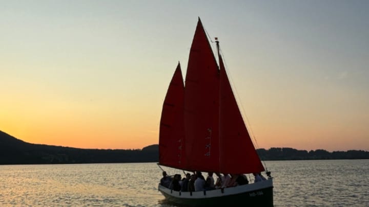 Sunset Sailing at Tegernsee