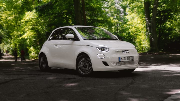 Ein Fiat 500 Elektro.
