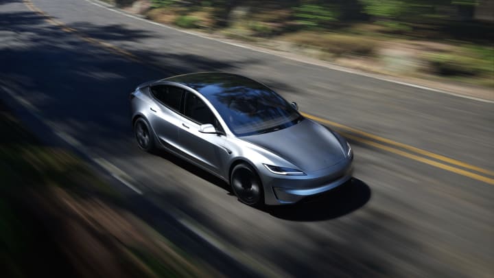 Ein Tesla Model 3.