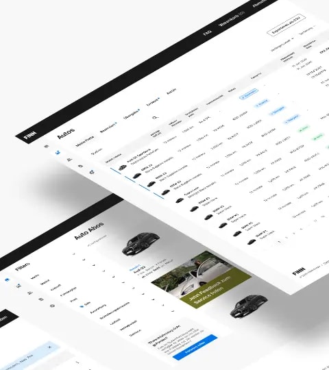 Seiten des FINN Business Portals.