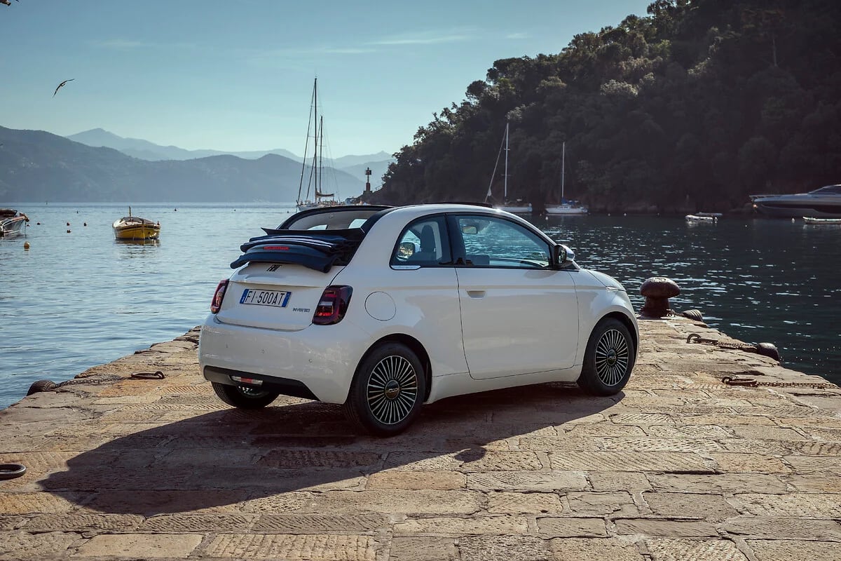 Ein Fiat 500 Dolcevita Sondermodell.