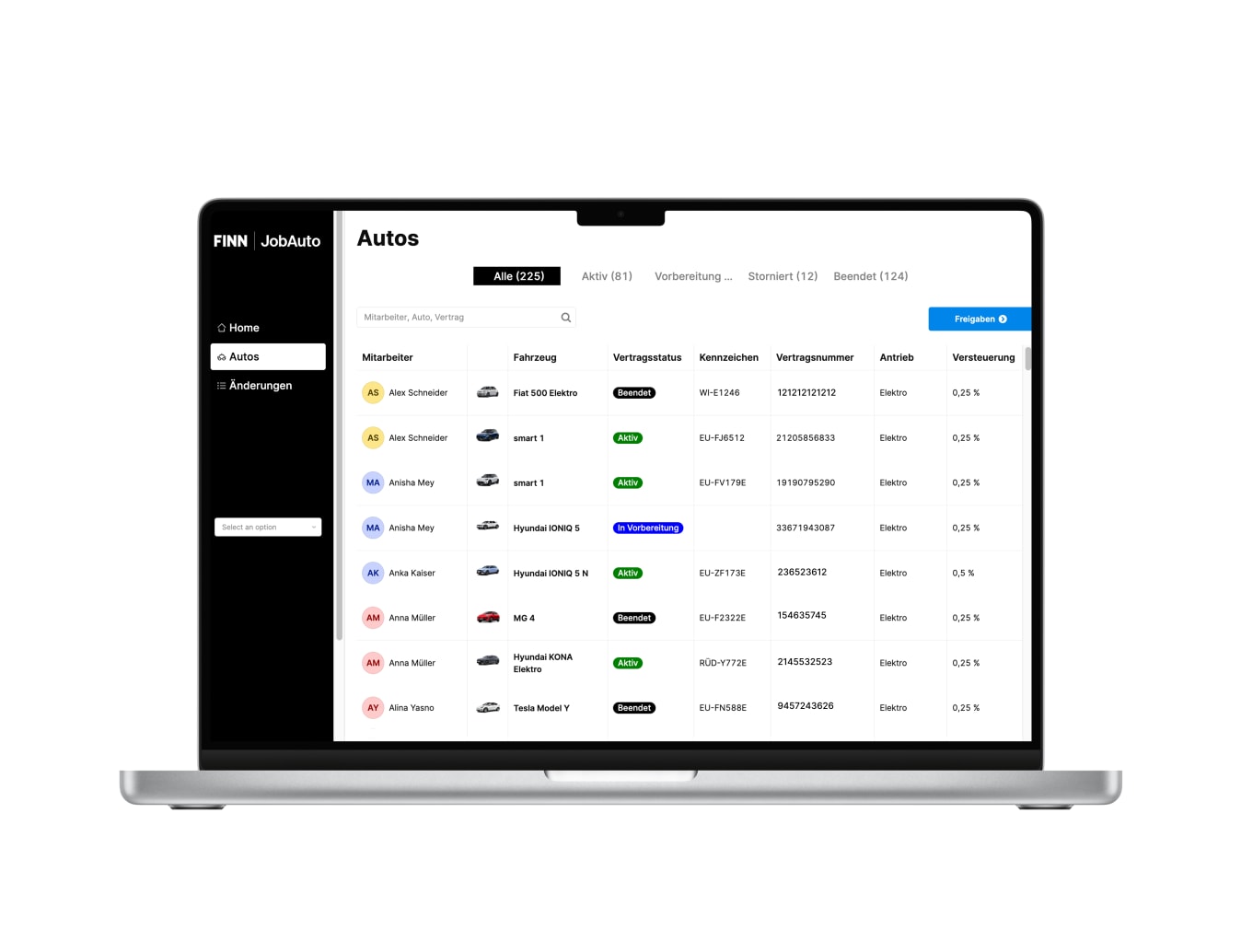 Mann unterschreibt den Vertrag