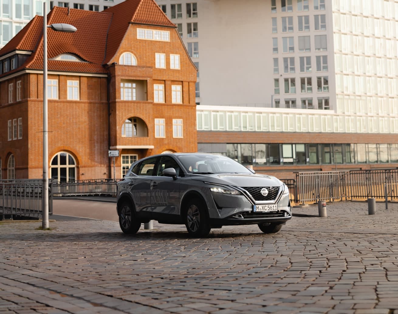 Der Nissan Qashqai in Hamburg.