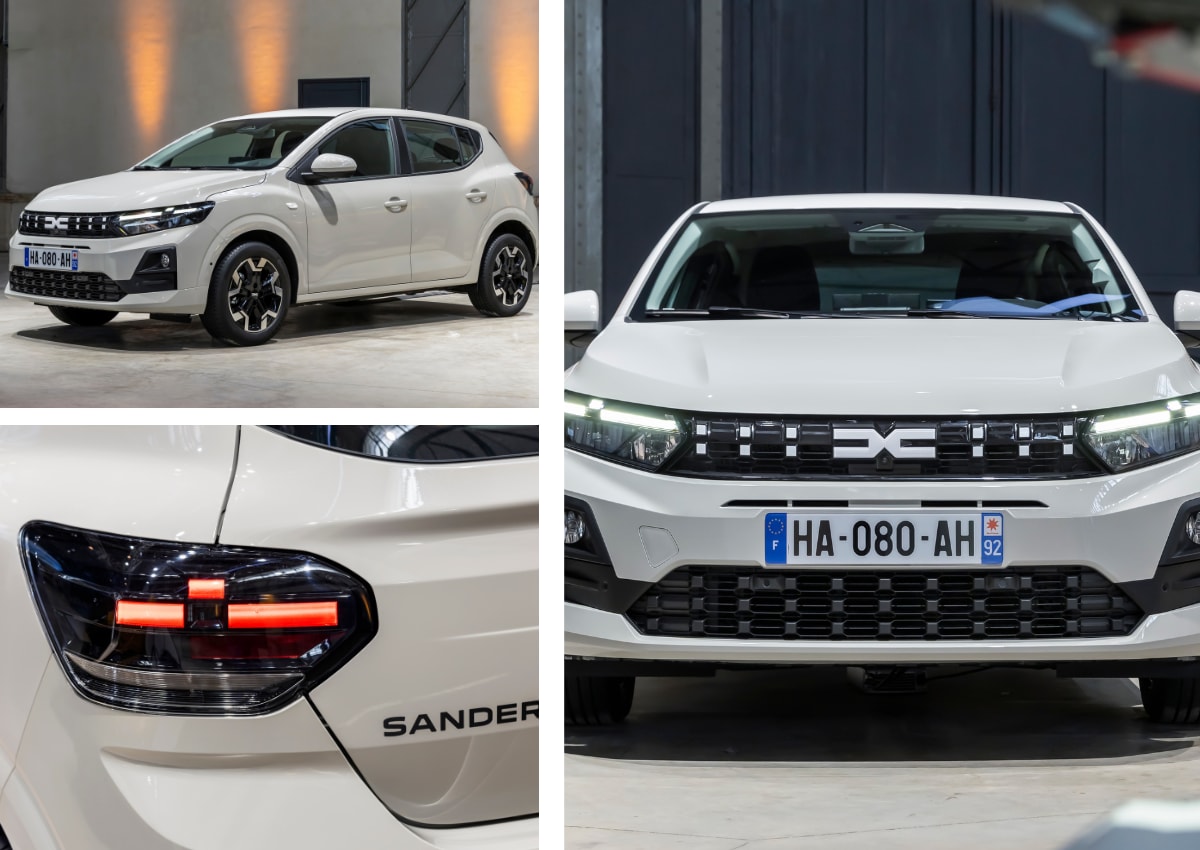 Das Exterieur des Dacia Sandero.