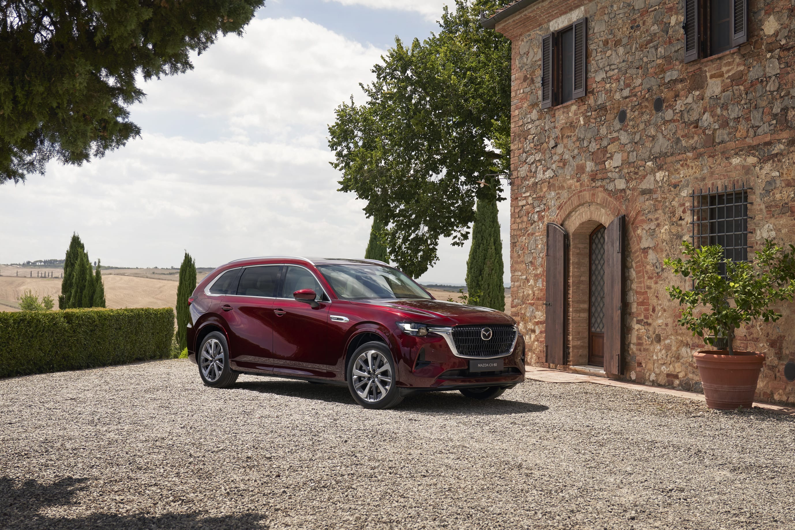 Der Mazda CX-80.