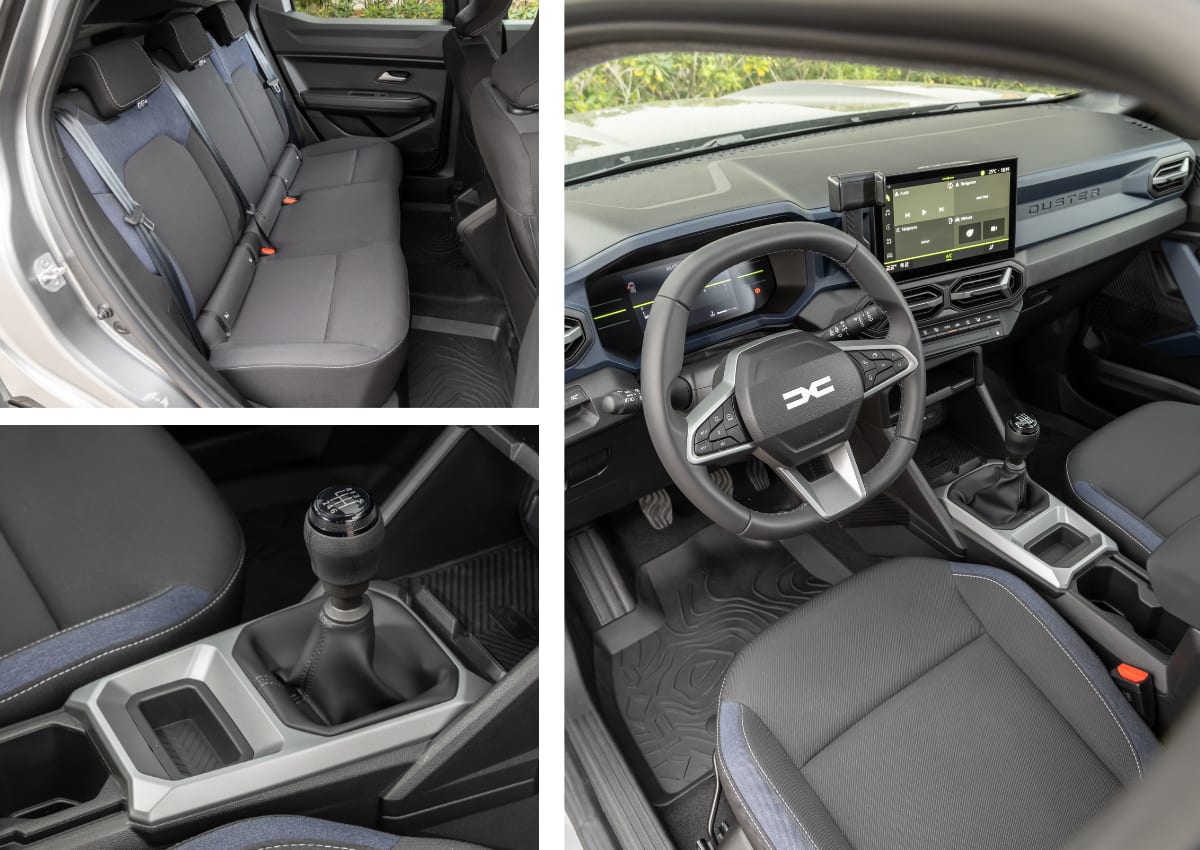 Das Interieur des Dacia Duster.