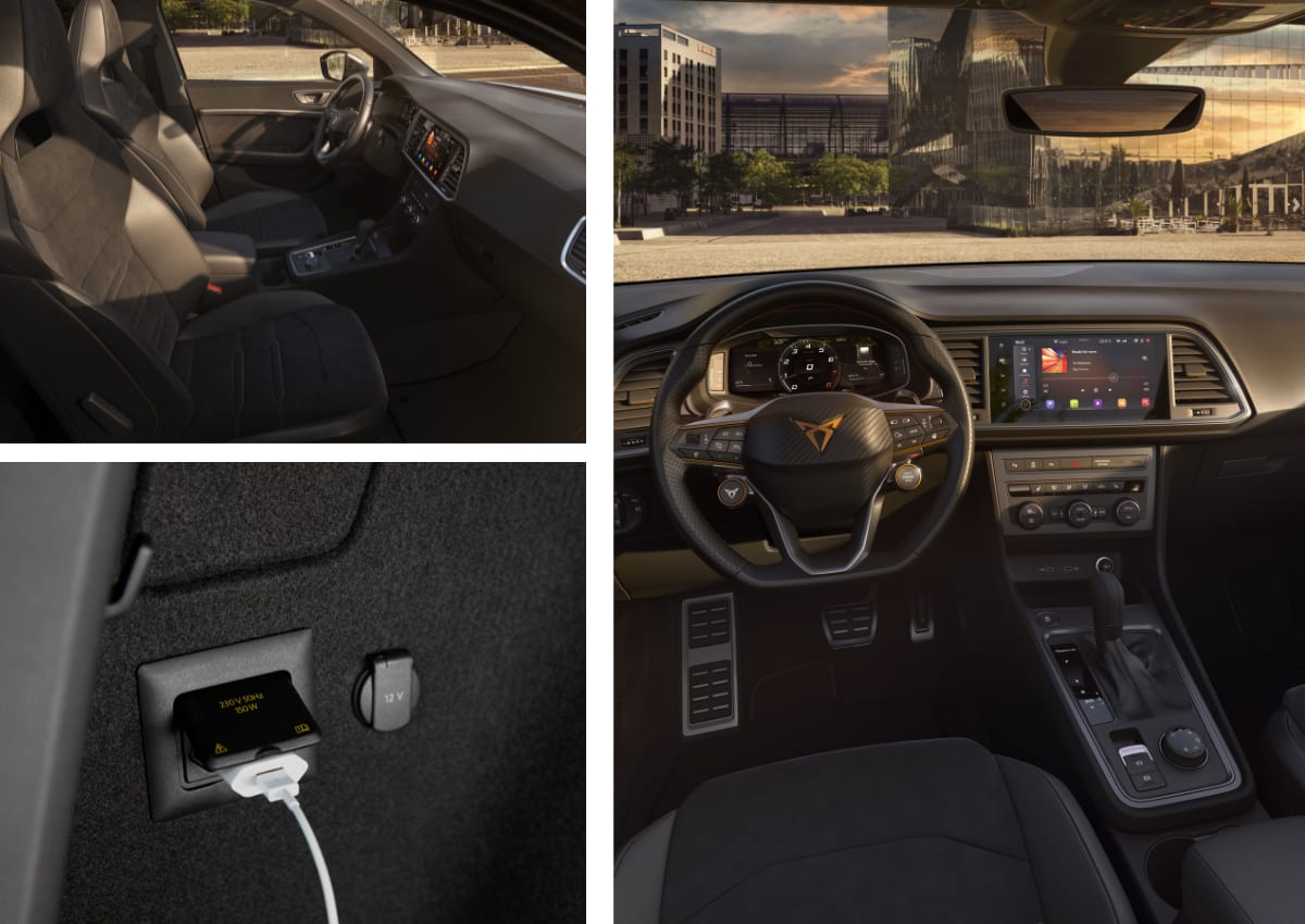 Das Interieur des Cupra Ateca.