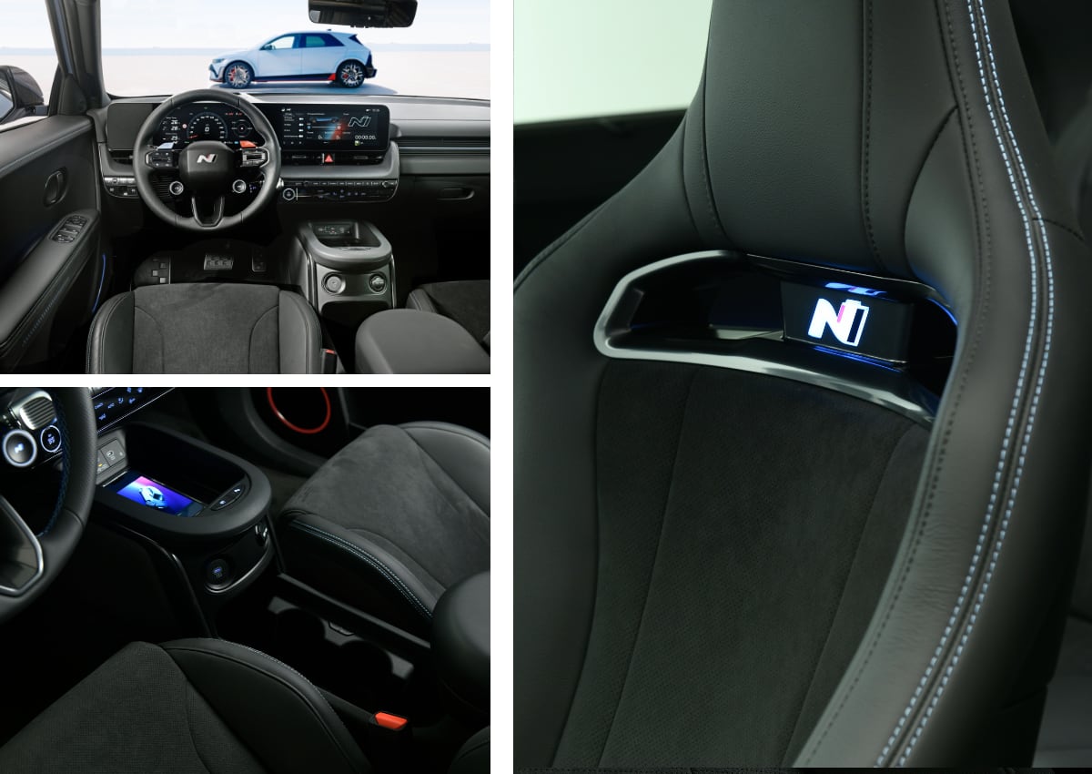 Das Interieur des Hyundai IONIQ 5 N.