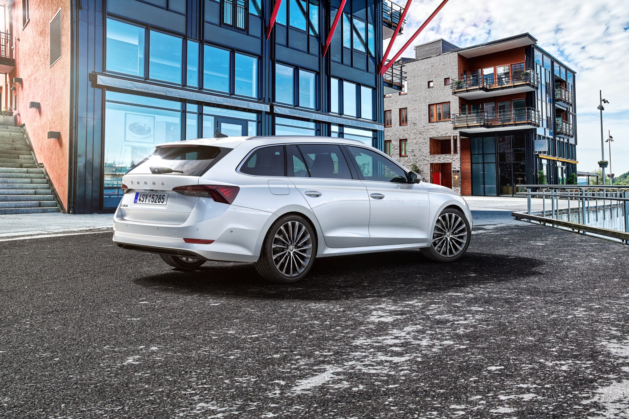 Ein Škoda Octavia Combi.