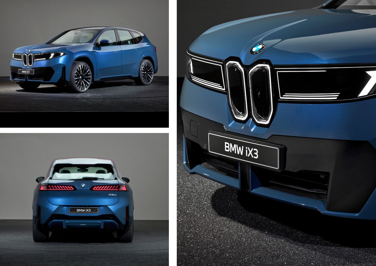 Das Exterieur des BMW iX3.