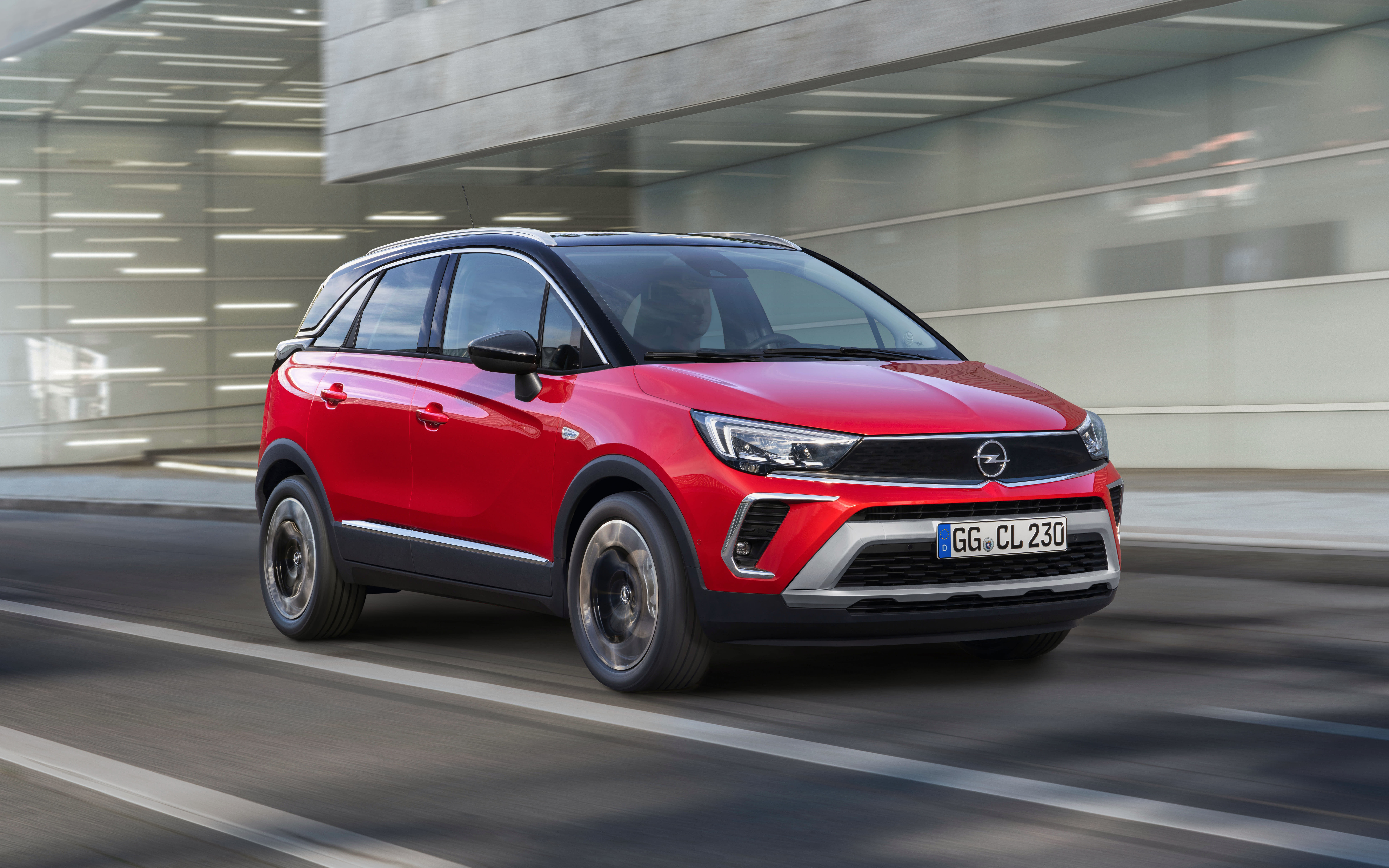 Ein Opel Crossland.