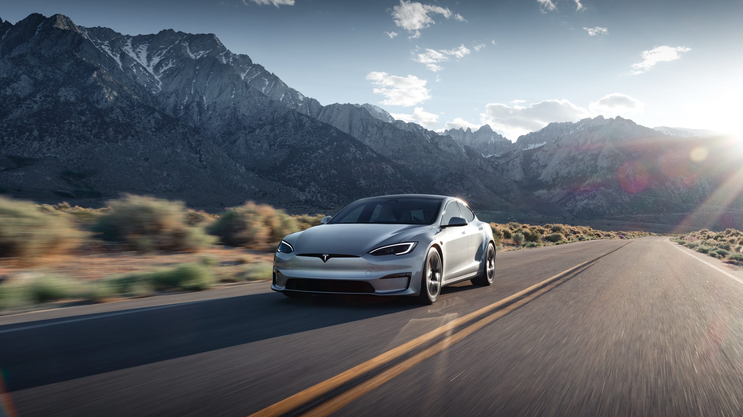 Ein Tesla Model S Plaid. 