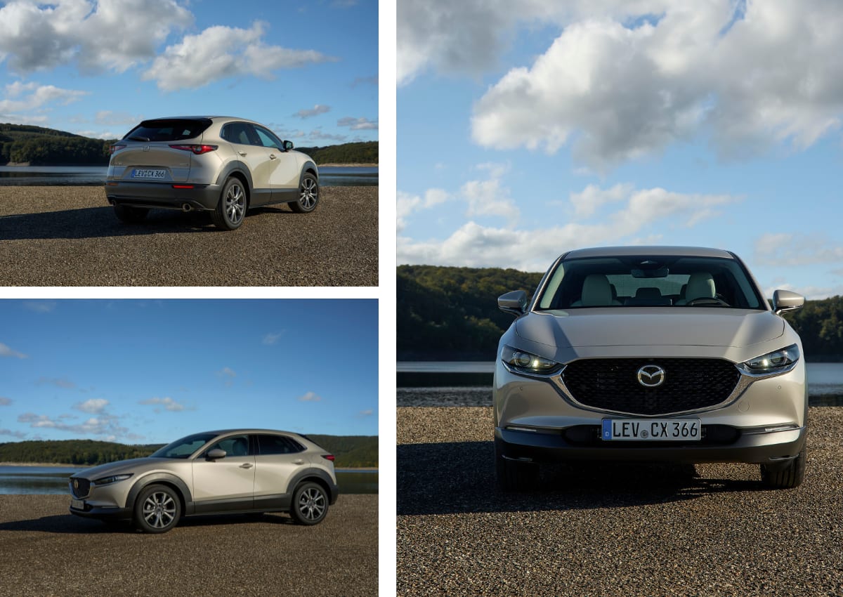 Das Exterieur des Mazda CX-30.