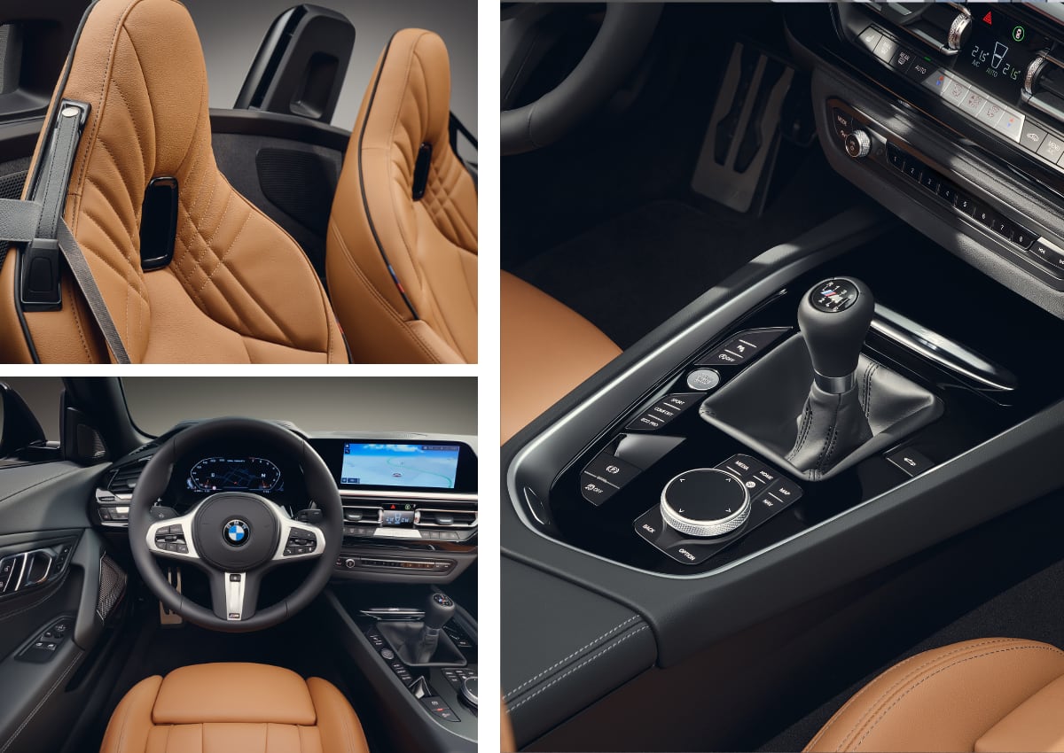 Das Interieur des BMW Z4.