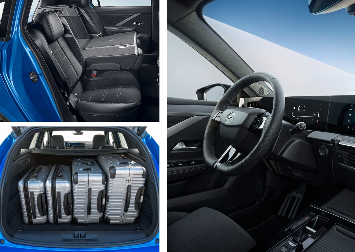 Das Interieur des Opel Astra Sports Tourer.