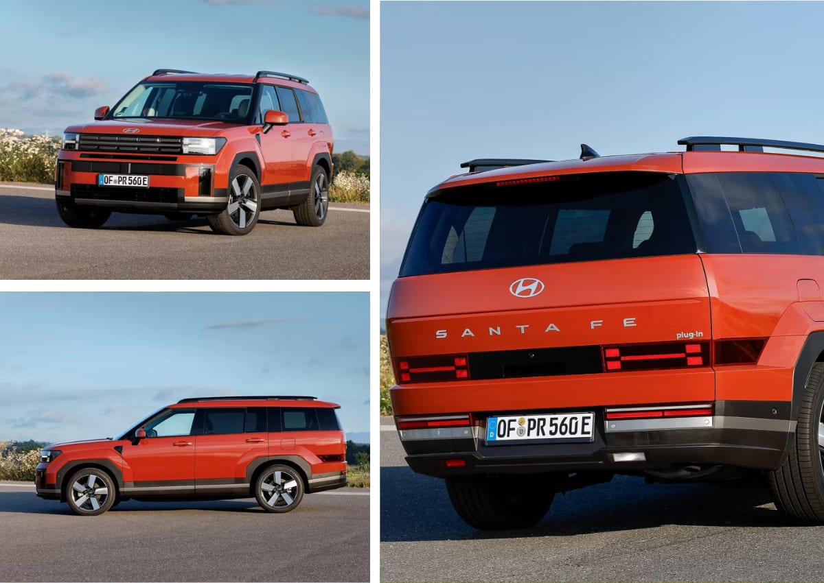 Das Exterieur des Hyundai Santa Fe