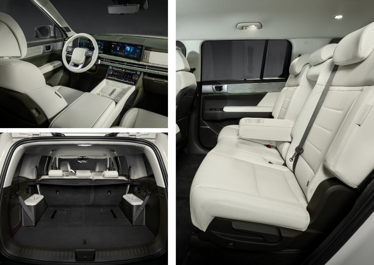 Das Interieur des Hyundai Santa Fe.