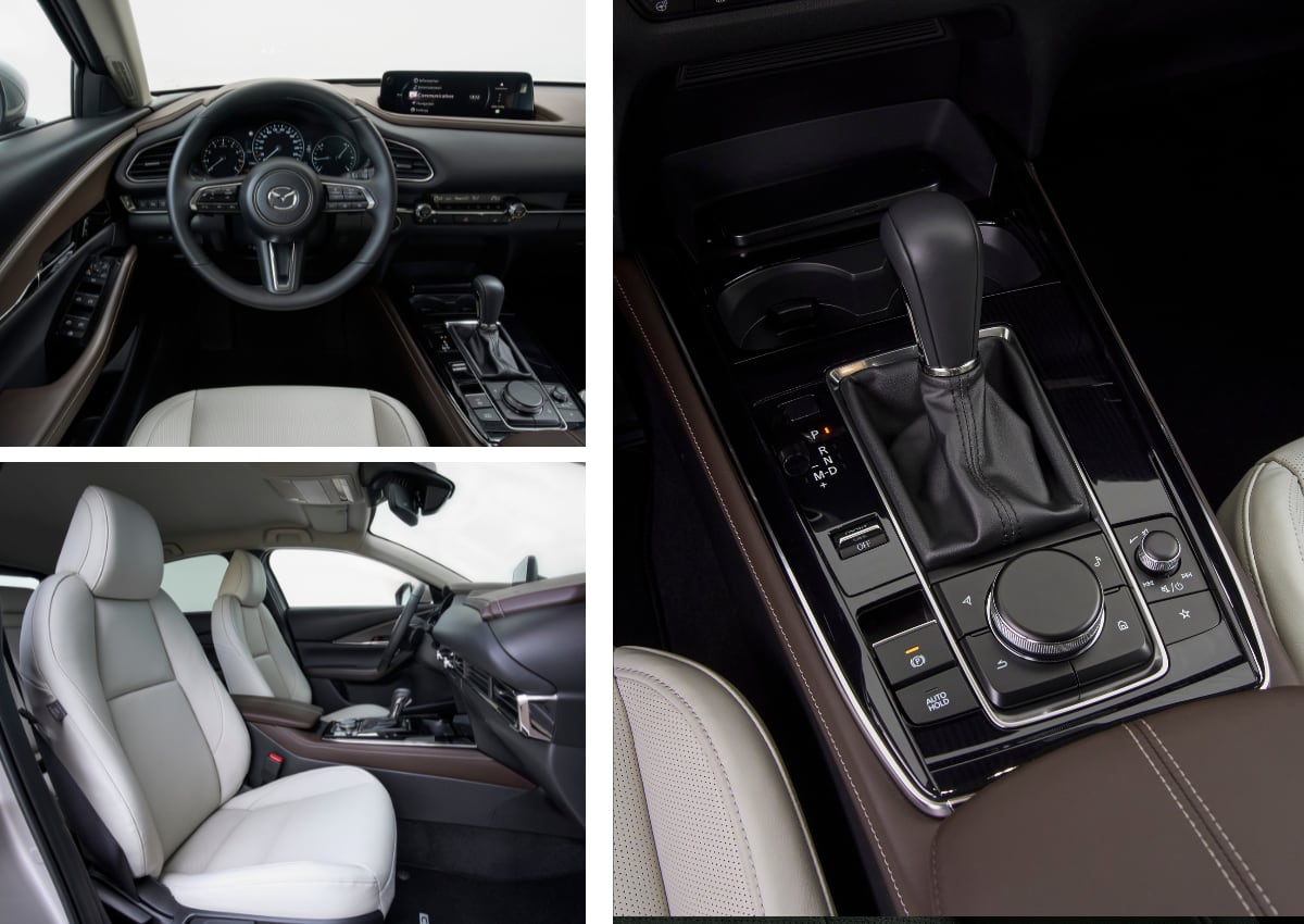 Das Interieur des Mazda CX-30.