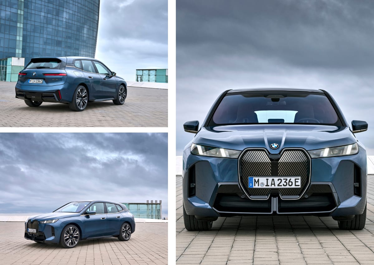 Das Exterieur des BMW iX.