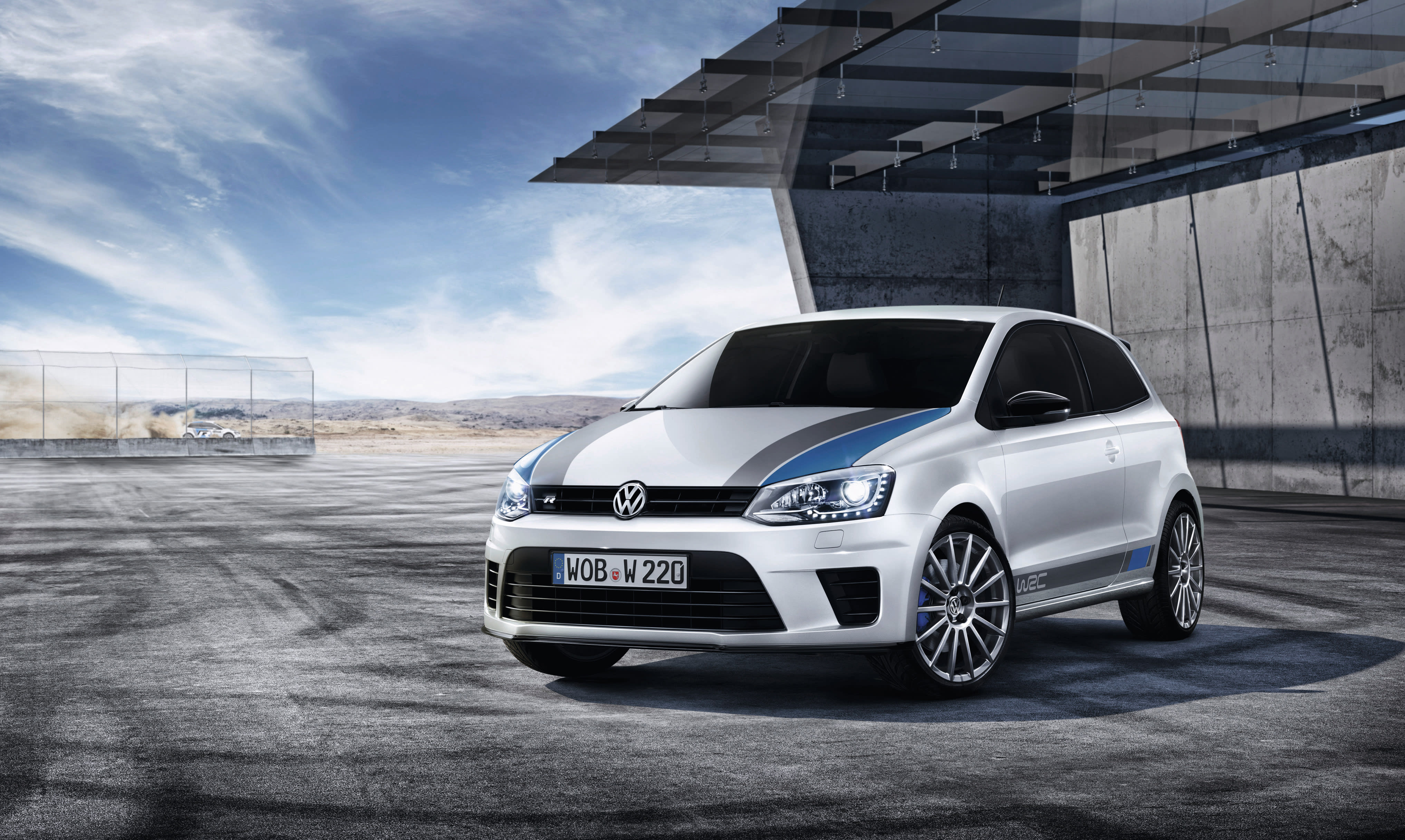 Der Volkswagen Polo R WRC.
