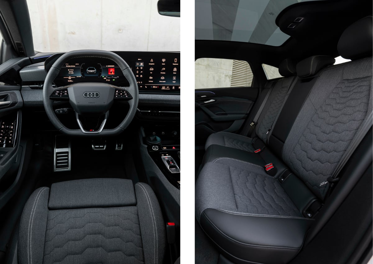 Das Interieur des Audi A6 e-tron.