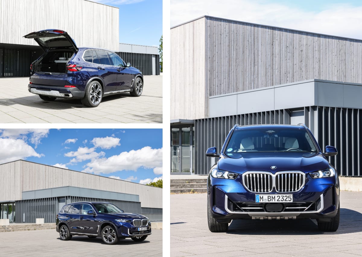 Das Exterieur des BMW X5.