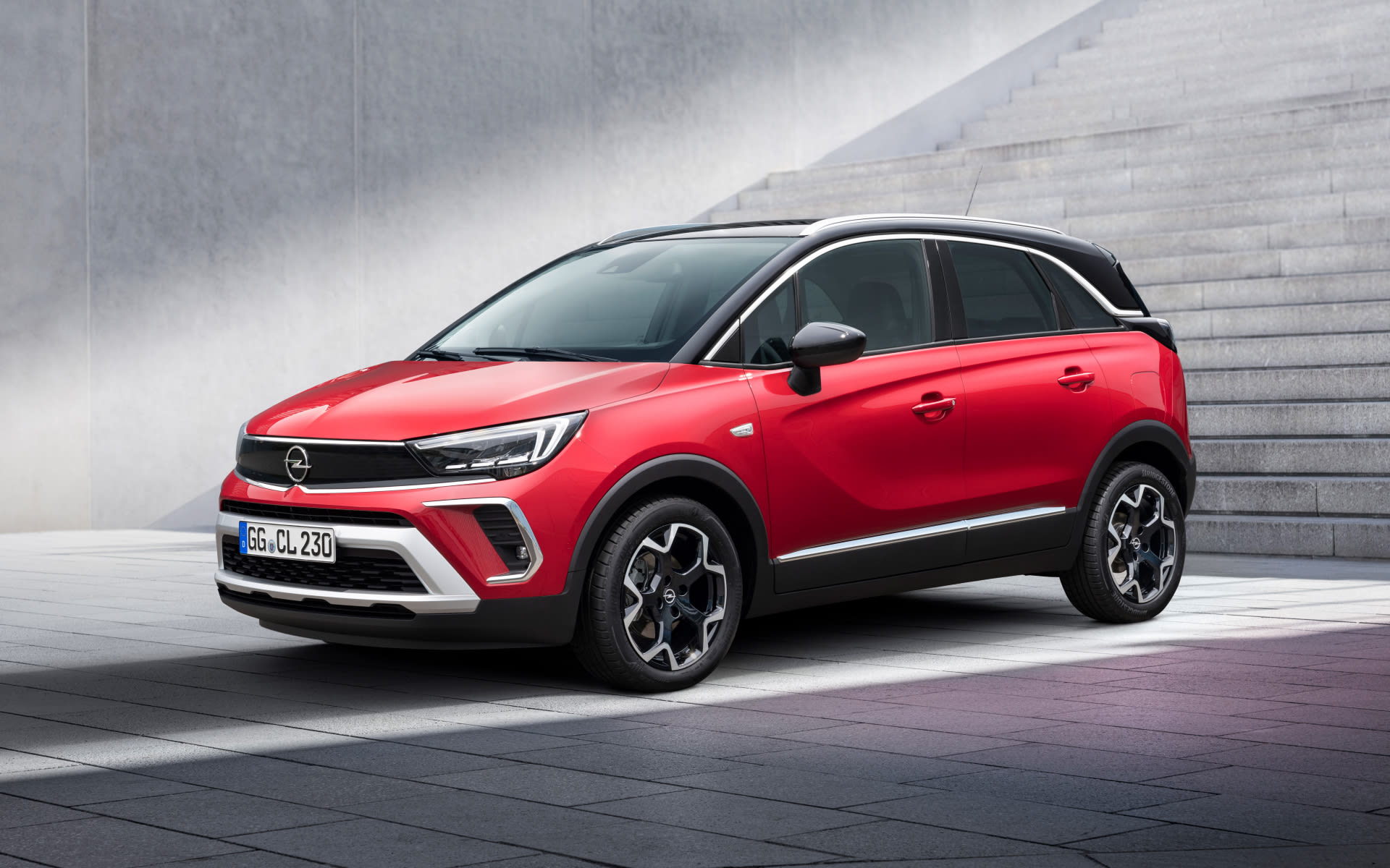 Ein Opel Crossland.