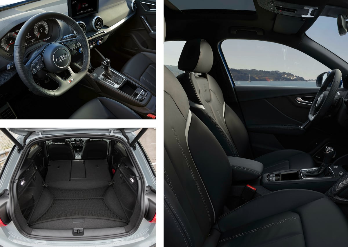 Das Interieur des Audi Q2.