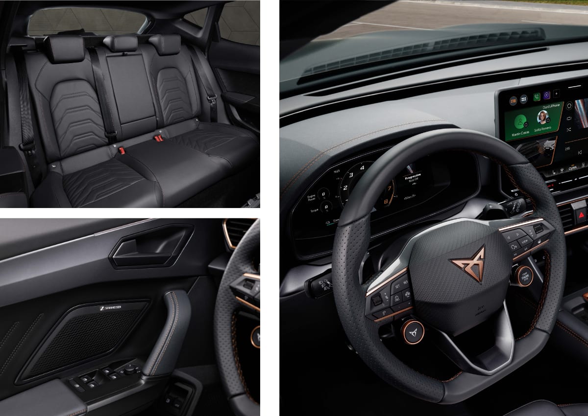 Das Interieur des Cupra Formentor.
