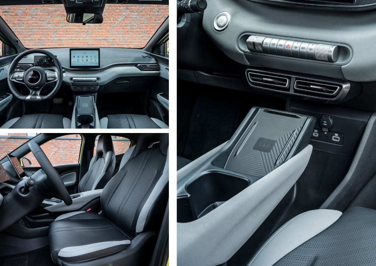 Das Interieur des BYD Dolphin Surf.