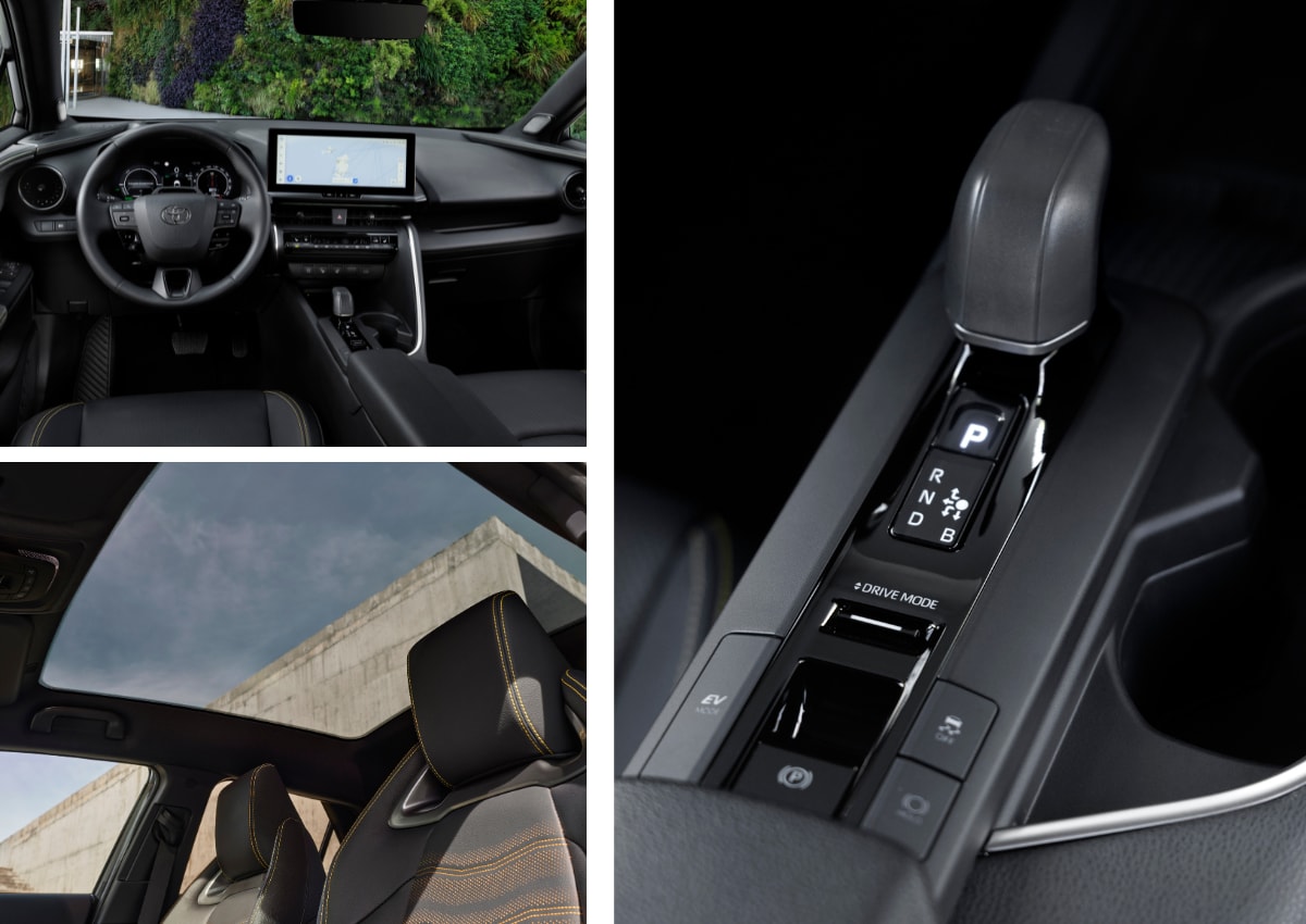 Das Interieur des Toyota C-HR.