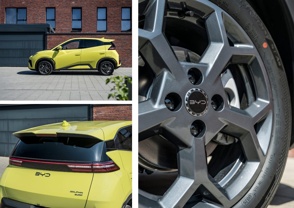 Das Exterieur des BYD Dolphin Surf.