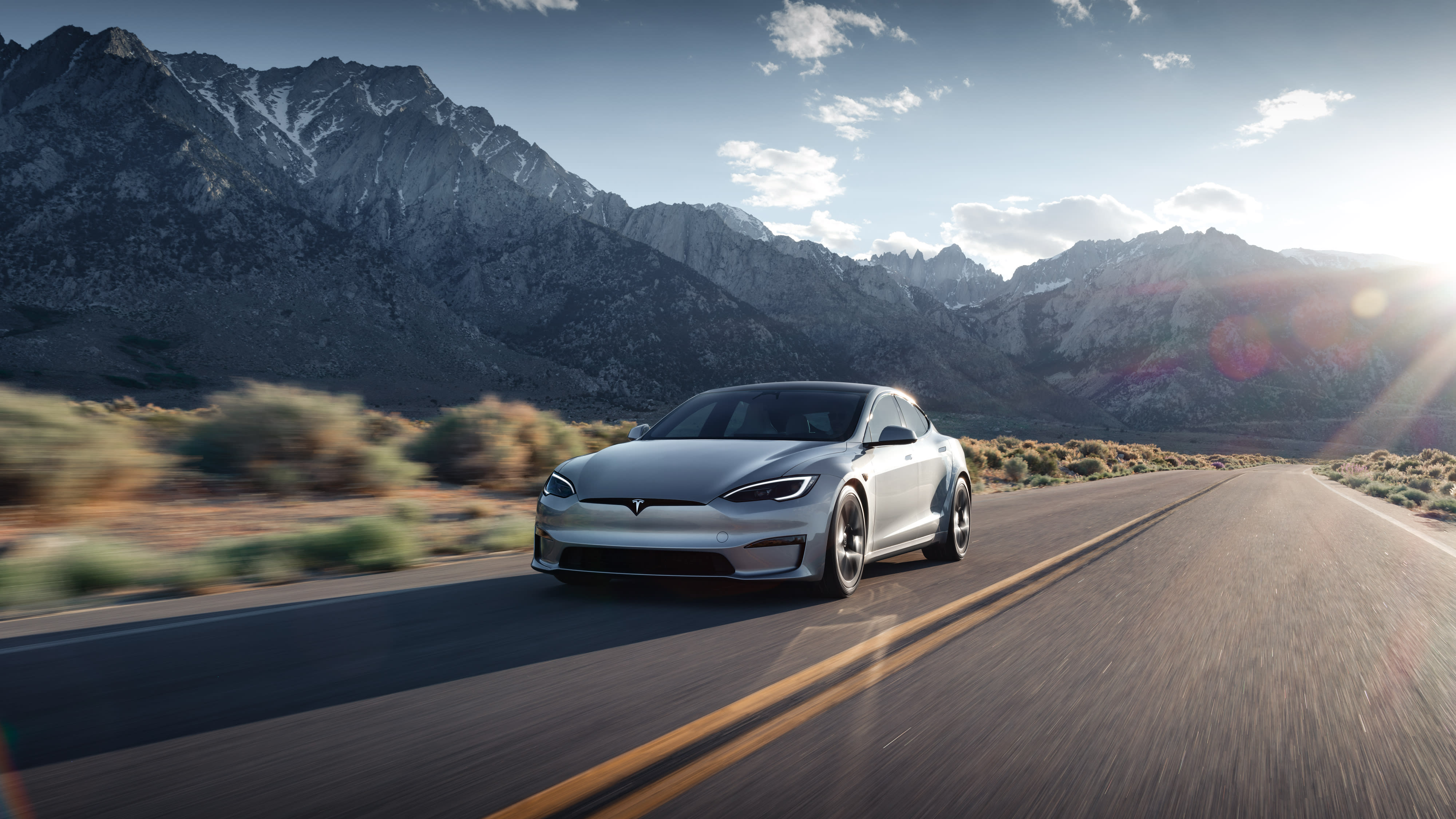 Ein Tesla Model S.
