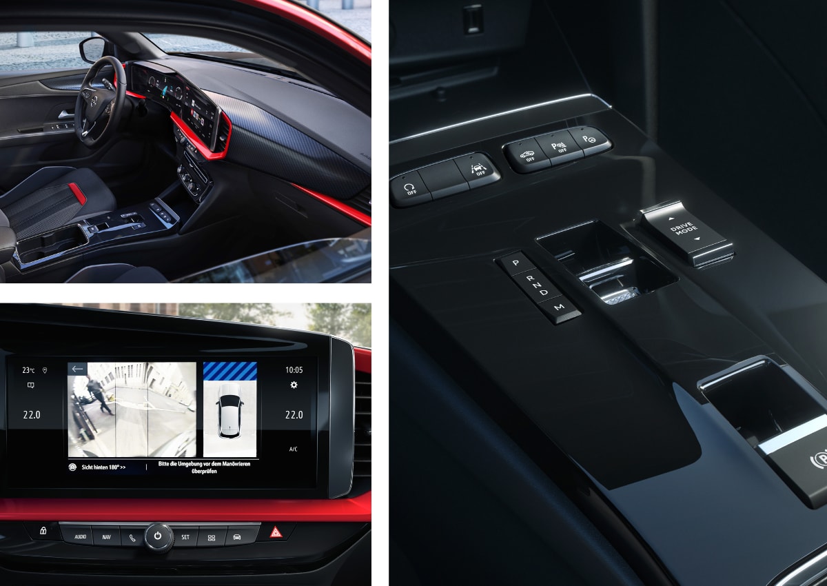 Das Interieur des Opel Mokka.