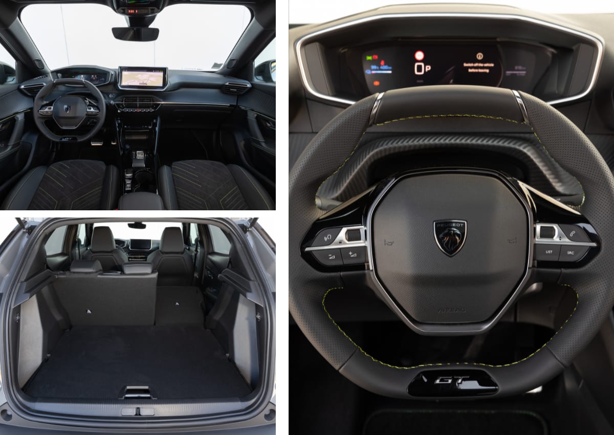 Das Interieur des Peugeot e-2008.