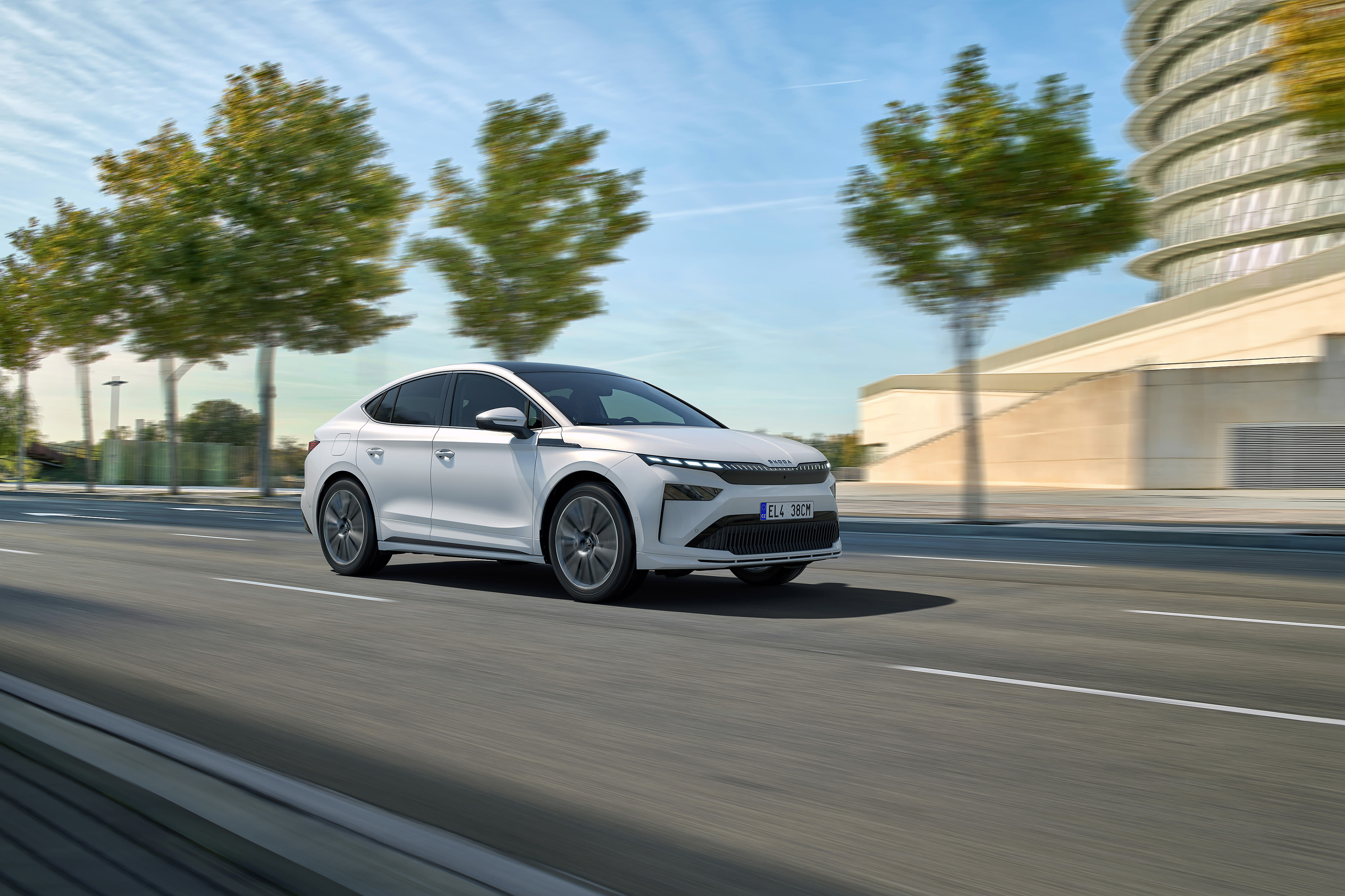 Ein Skoda Enyaq.