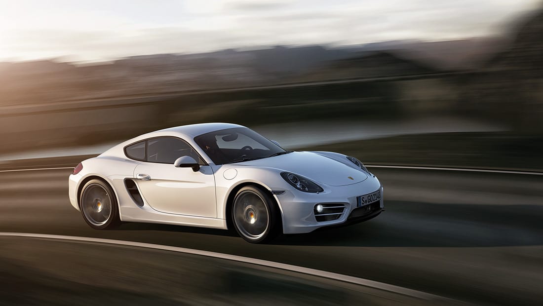 Ein Porsche Cayman (987).