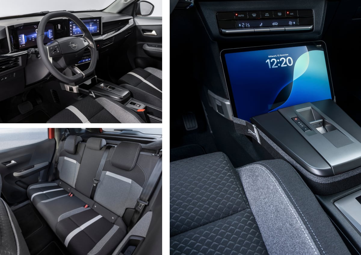 Das Interior des Opel Frontera Electric