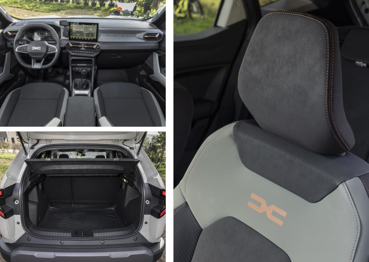 Das Interieur des Dacia Duster.
