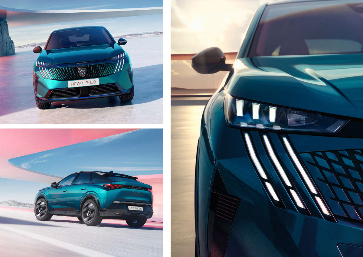 Das Exterieur des Peugeot 3008.