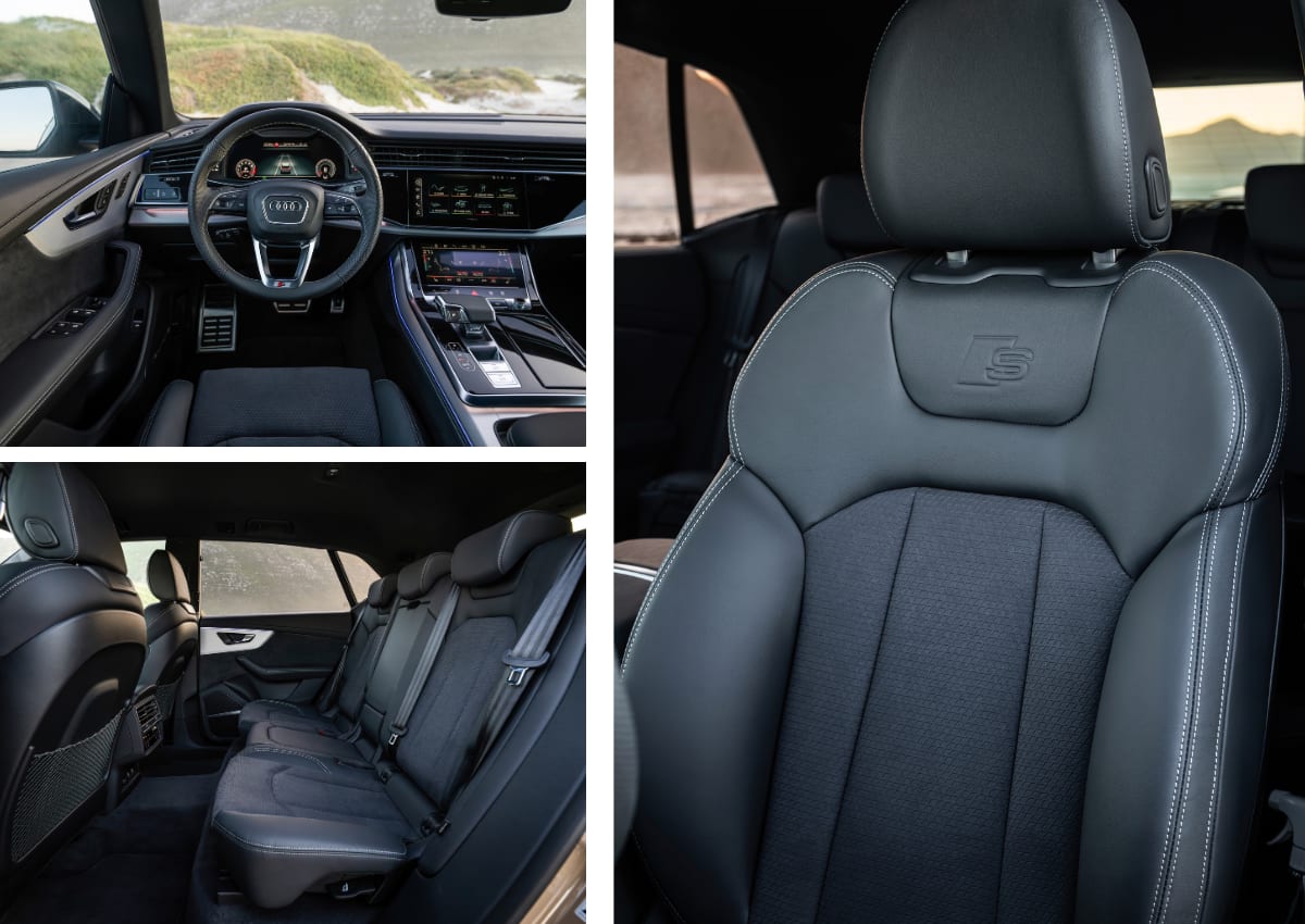Das Interieur des Audi Q8.